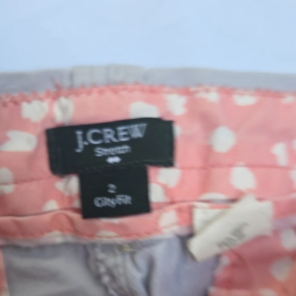 J. Crew Pink and Gray Pants